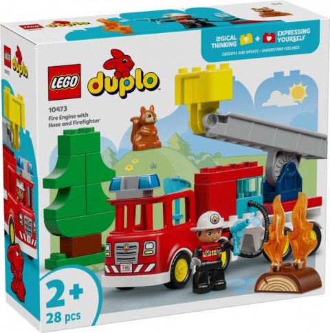 Klocki DUPLO 10473 Wóz strażacki z wężem i strażakiem