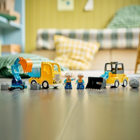 Klocki DUPLO 10475 Maszyny budowlane 3 w 1