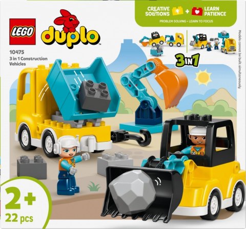 Klocki DUPLO 10475 Maszyny budowlane 3 w 1