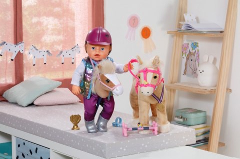 Zestaw Hobby Horse dla lalki Baby Born 43 i 36 cm