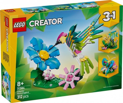 Klocki Creator 31384 Dzikie zwierzęta: kolorowy koliber