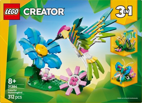 Klocki Creator 31384 Dzikie zwierzęta: kolorowy koliber