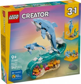 Klocki Creator 31385 Zwierzęta morskie: piękny delfin