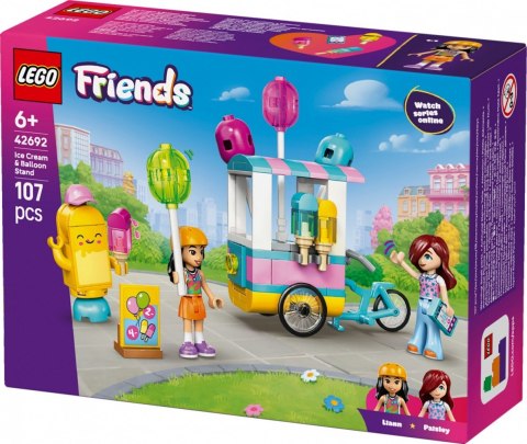 Klocki Friends 42692 Stoisko z lodami i balonami