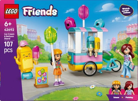 Klocki Friends 42692 Stoisko z lodami i balonami