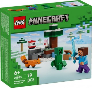 Klocki Minecraft 21583 Przygoda Stevea w tajdze