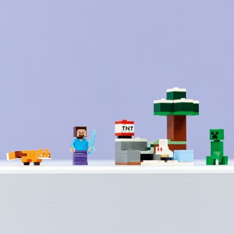 Klocki Minecraft 21583 Przygoda Stevea w tajdze