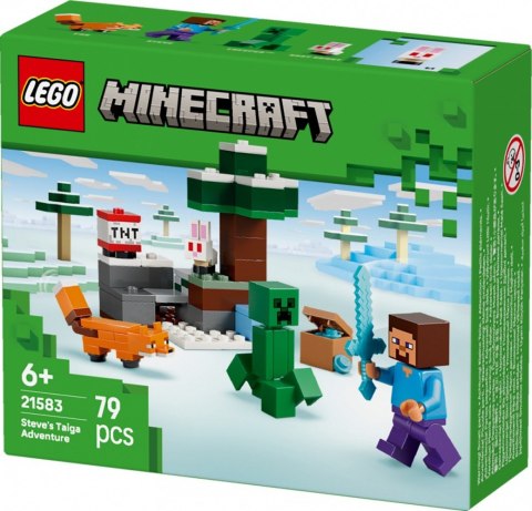 Klocki Minecraft 21583 Przygoda Stevea w tajdze