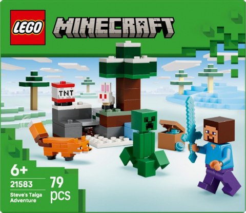 Klocki Minecraft 21583 Przygoda Stevea w tajdze