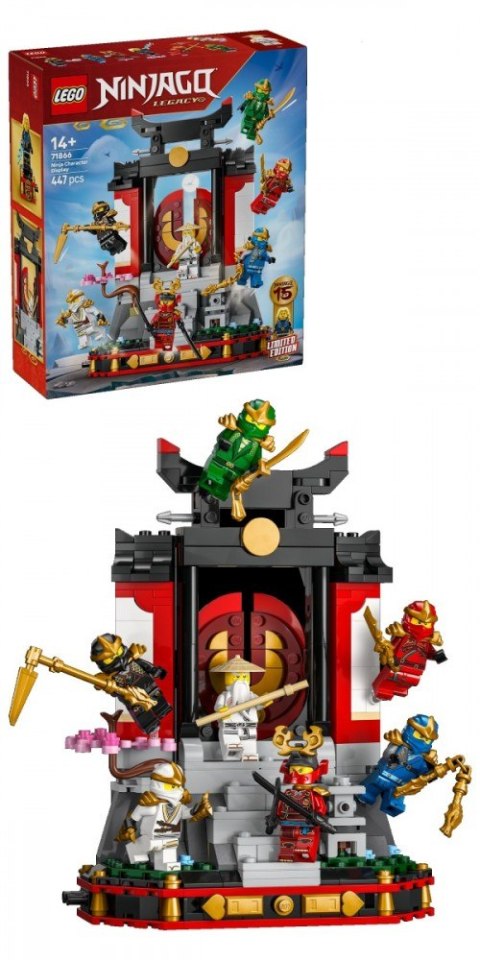 Klocki Ninjago 71866 Ozdoba z postaciami ninja 15-lecie