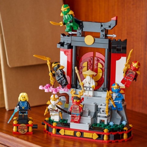 Klocki Ninjago 71866 Ozdoba z postaciami ninja 15-lecie