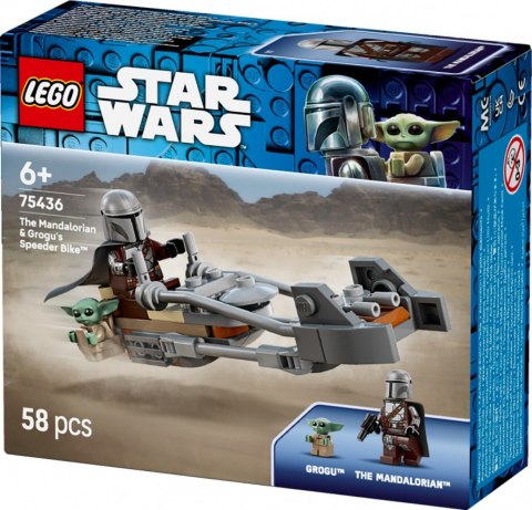 Klocki Star Wars 75436 Śmigacz Mandalorianina i Grogu