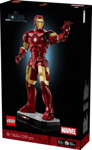 Klocki Super Heroes 76344 Iron Man Mark 3 - edycja kolekcjonerska