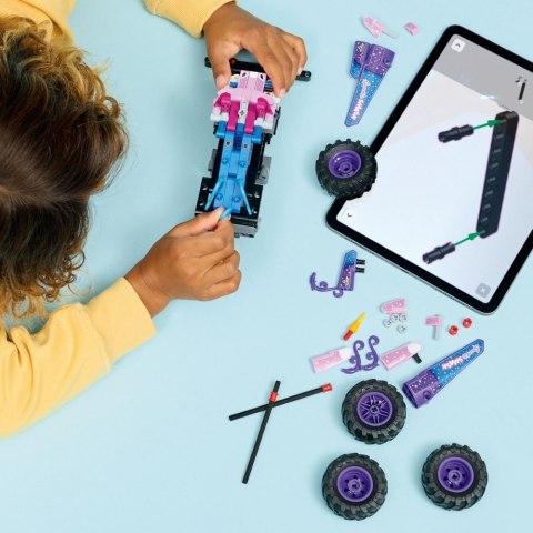 Klocki Technic 42220 Monster Jam Sparkle Smash z napędem typu pull-back