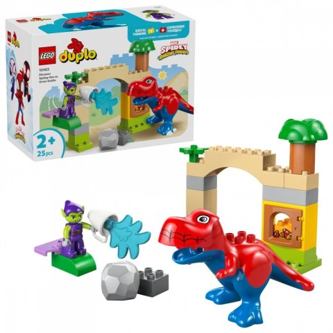 Klocki DUPLO Disney 10463 Dinozaur Spidey-Rex i Zielony Goblin