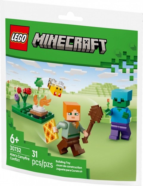 Klocki Minecraft 30732 Potyczka Alex przy ognisku
