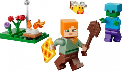 Klocki Minecraft 30732 Potyczka Alex przy ognisku