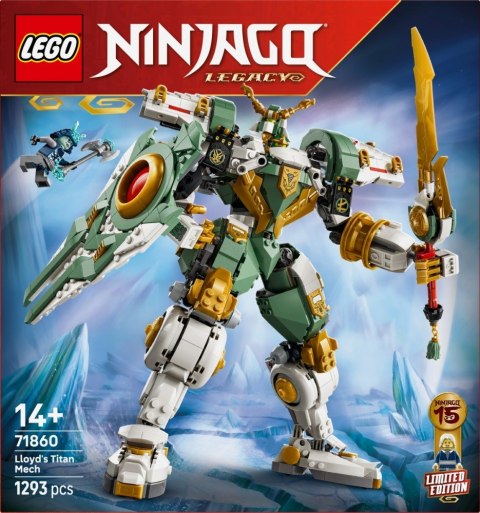 Klocki Ninjago 71860 Tytanowy mech Lloyda 15. rocznica