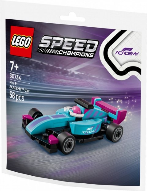 Klocki Speed Champions 30734 Mały bolid F1 ACADEMY