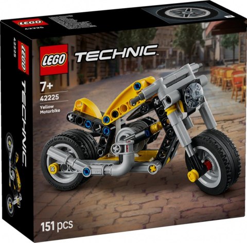 Klocki Technic 42225 Żółty motocykl