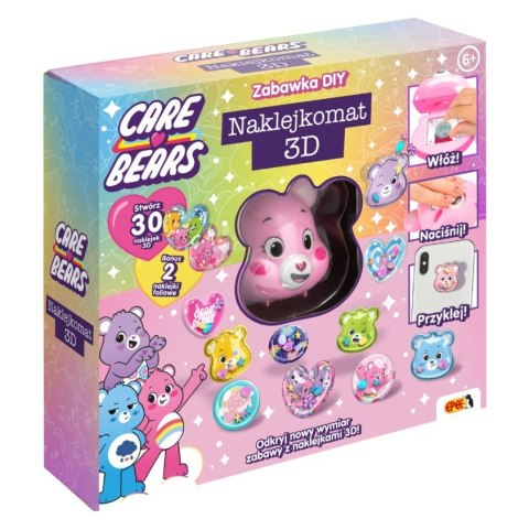 Naklejkomat 3D Care Bears różowy miś