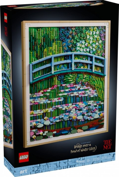 Klocki ART 31220 Claude Monet - Most nad stawem z liliami wodnymi