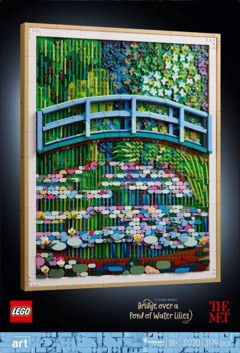 Klocki ART 31220 Claude Monet - Most nad stawem z liliami wodnymi
