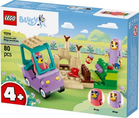 Klocki Bluey 11216 Babunie z Bingo i Blue
