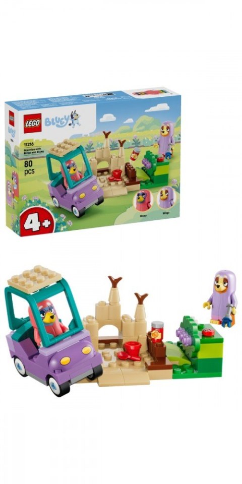 Klocki Bluey 11216 Babunie z Bingo i Blue