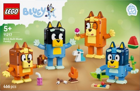 Klocki Bluey 11217 Rodzina Blue z klocków