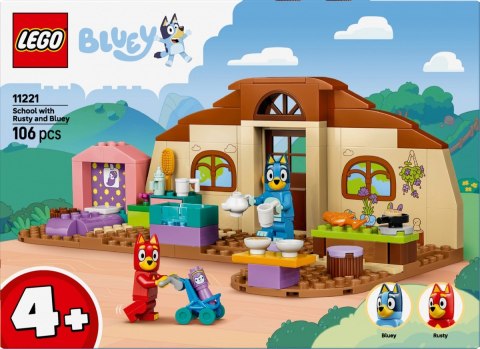 Klocki Bluey 11221 Szkoła z Ryżykiem i Blue