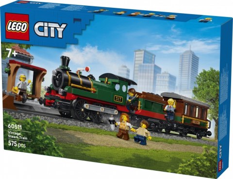 Klocki City 60511 Retro pociąg z lokomotywą parową