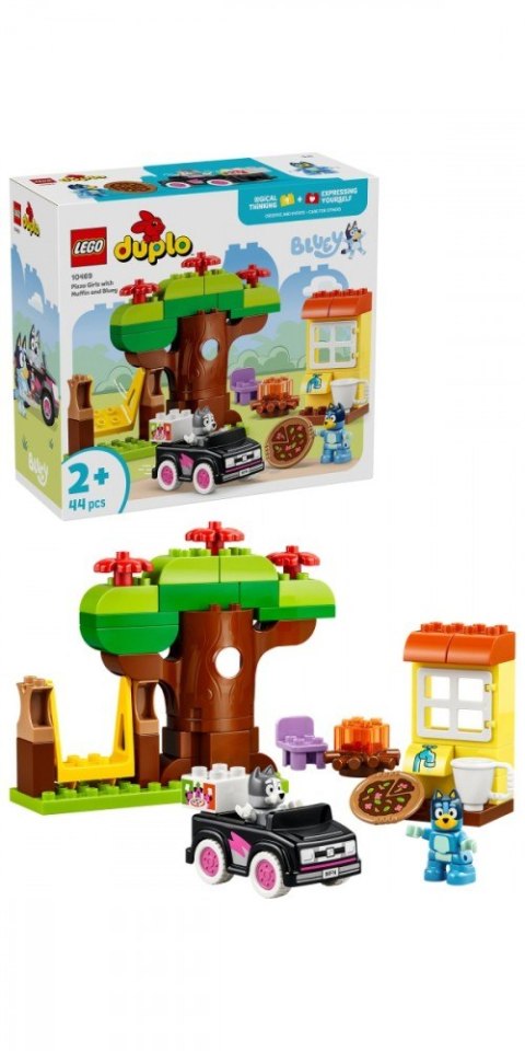 Klocki DUPLO Bluey 10469 Pizzerki z Muffinką i Blue