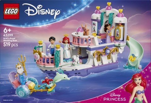 Klocki Disney 43299 Królewska łódź weselna Arielki