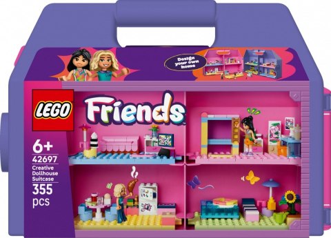 Klocki Friends 42697 Kreatywna walizka z domkiem dla lalek