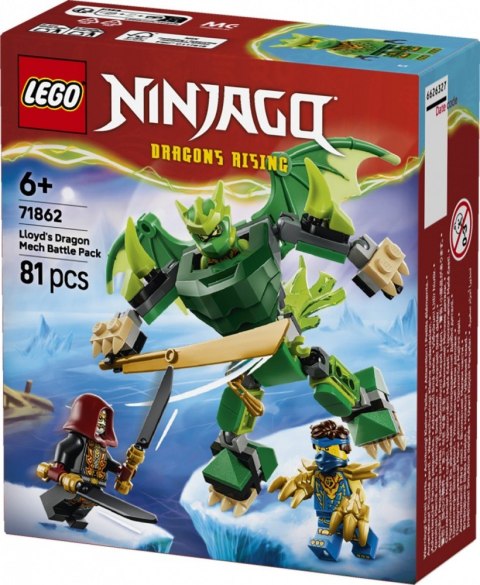 Klocki Ninjago 71862 Smoczy mech Lloyda - zestaw bitewny