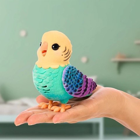 Figurka interaktywna Little Live Pets - Mój prawdziwy ptaszek błękitno-żółty