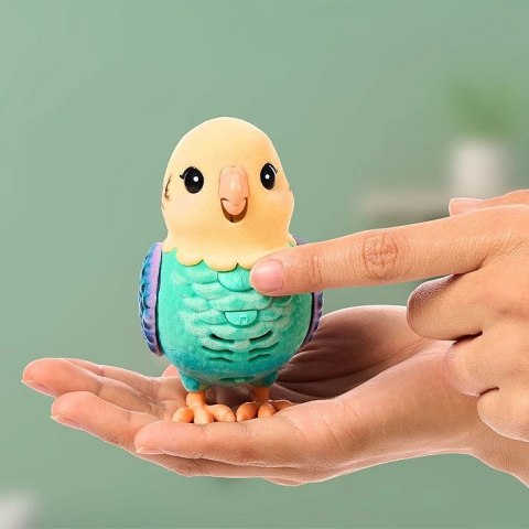 Figurka interaktywna Little Live Pets - Mój prawdziwy ptaszek błękitno-żółty