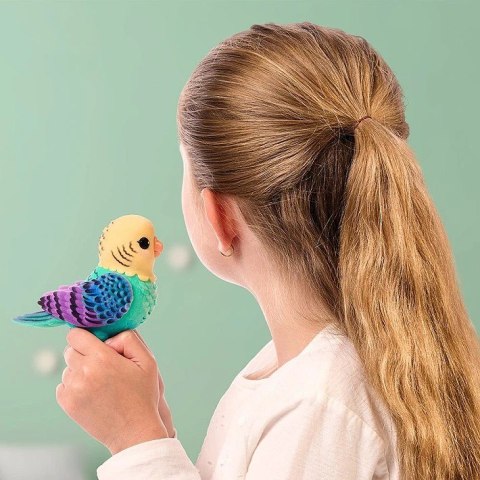 Figurka interaktywna Little Live Pets - Mój prawdziwy ptaszek błękitno-żółty