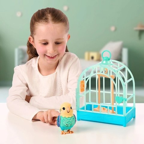 Figurka interaktywna Little Live Pets - Mój prawdziwy ptaszek błękitno-żółty