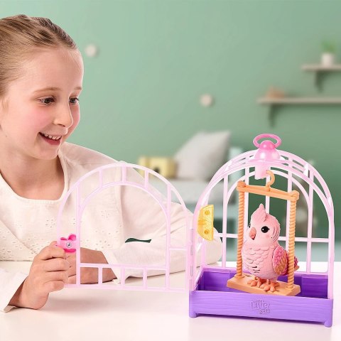 Figurka interaktywna Little Live Pets - Mój prawdziwy ptaszek różowy