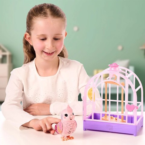 Figurka interaktywna Little Live Pets - Mój prawdziwy ptaszek różowy
