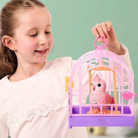 Figurka interaktywna Little Live Pets - Mój prawdziwy ptaszek różowy