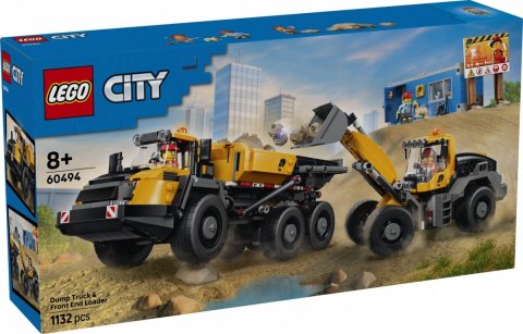 Klocki City 60494 Wywrotka i ładowarka czołowa