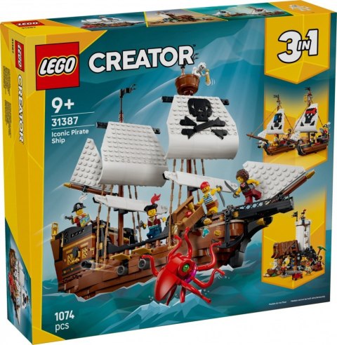 Klocki Creator 31387 Legendarny statek piracki