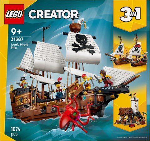 Klocki Creator 31387 Legendarny statek piracki