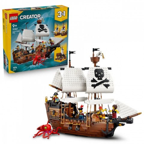 Klocki Creator 31387 Legendarny statek piracki