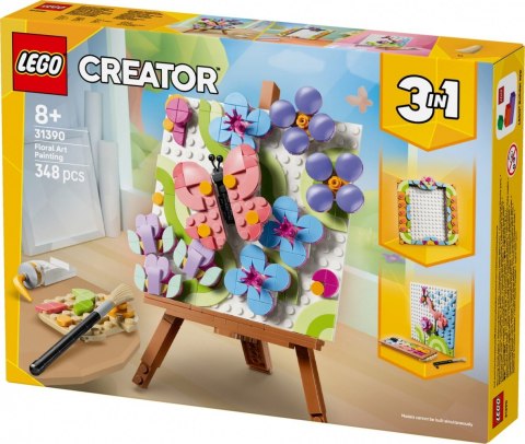 Klocki Creator 31390 Dekoracyjny obraz z kwiatami