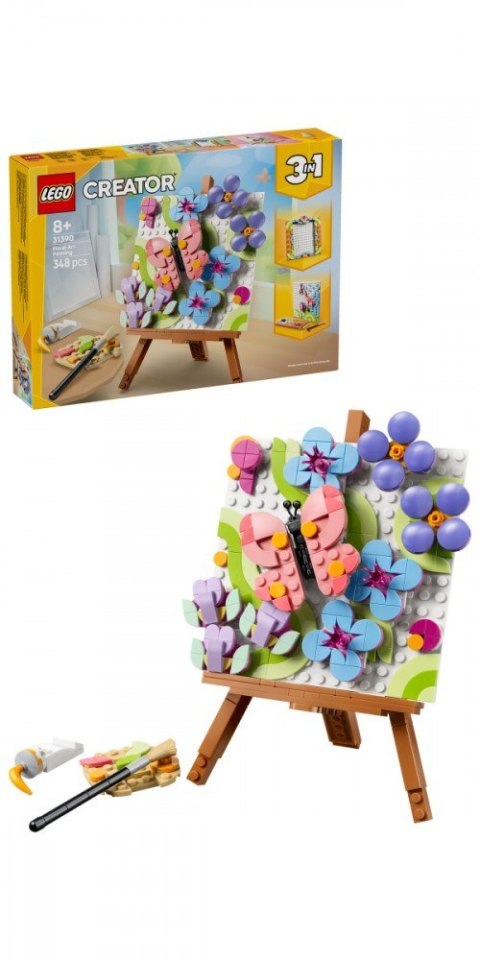 Klocki Creator 31390 Dekoracyjny obraz z kwiatami