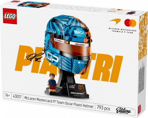 Klocki Editions 43017 Kask Oscar Piastri McLaren